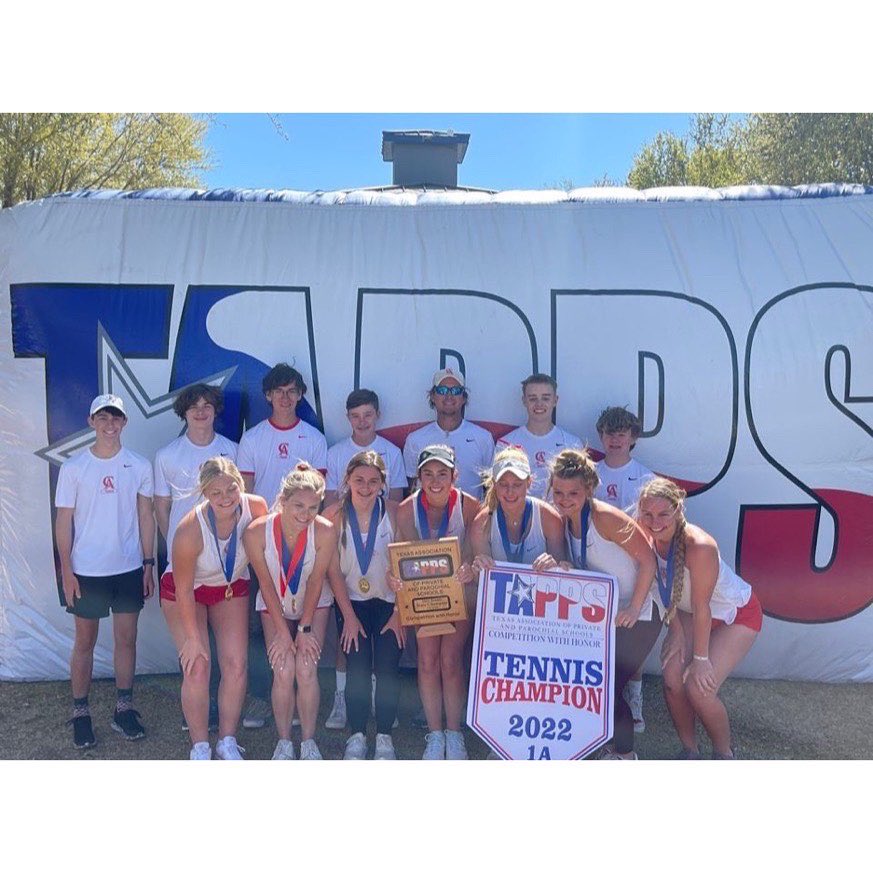 Catch a glimpse of your ‘22 State Tennis Champs! 👀

• Girls Team State Champs
• Kate Wurster - Singles State Champ
• Maddie Hooker + Haley Carnes - Doubles State Runners-up 

We are so proud of these Warriors!

#CAtennis #TAPPStennis #CALadyWarriors #CAWarriors #CAdifference