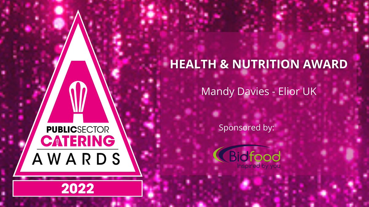 Congratulations to Mandy Davies from @elioruk who is our 2022 winner of the Health &amp; Nutrition Award. With thanks to our sponsor <a href="/BidfoodUK/">Bidfood UK</a> 
#PSCAwards