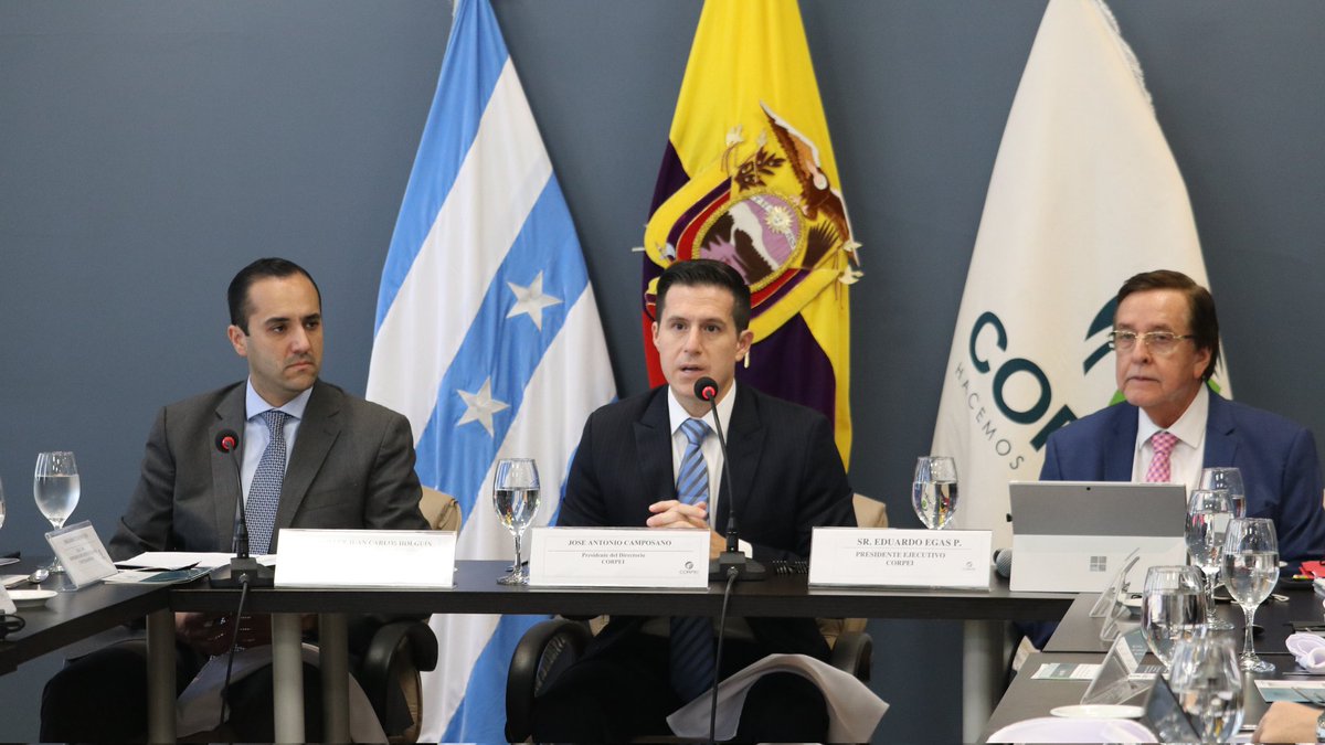 cnaecuador's tweet photo. #CNAInforma| @jcamposanoc y @EduEgas fueron reelegidos por el Directorio de @Corpei. https://t.co/uoGb3Myf5K