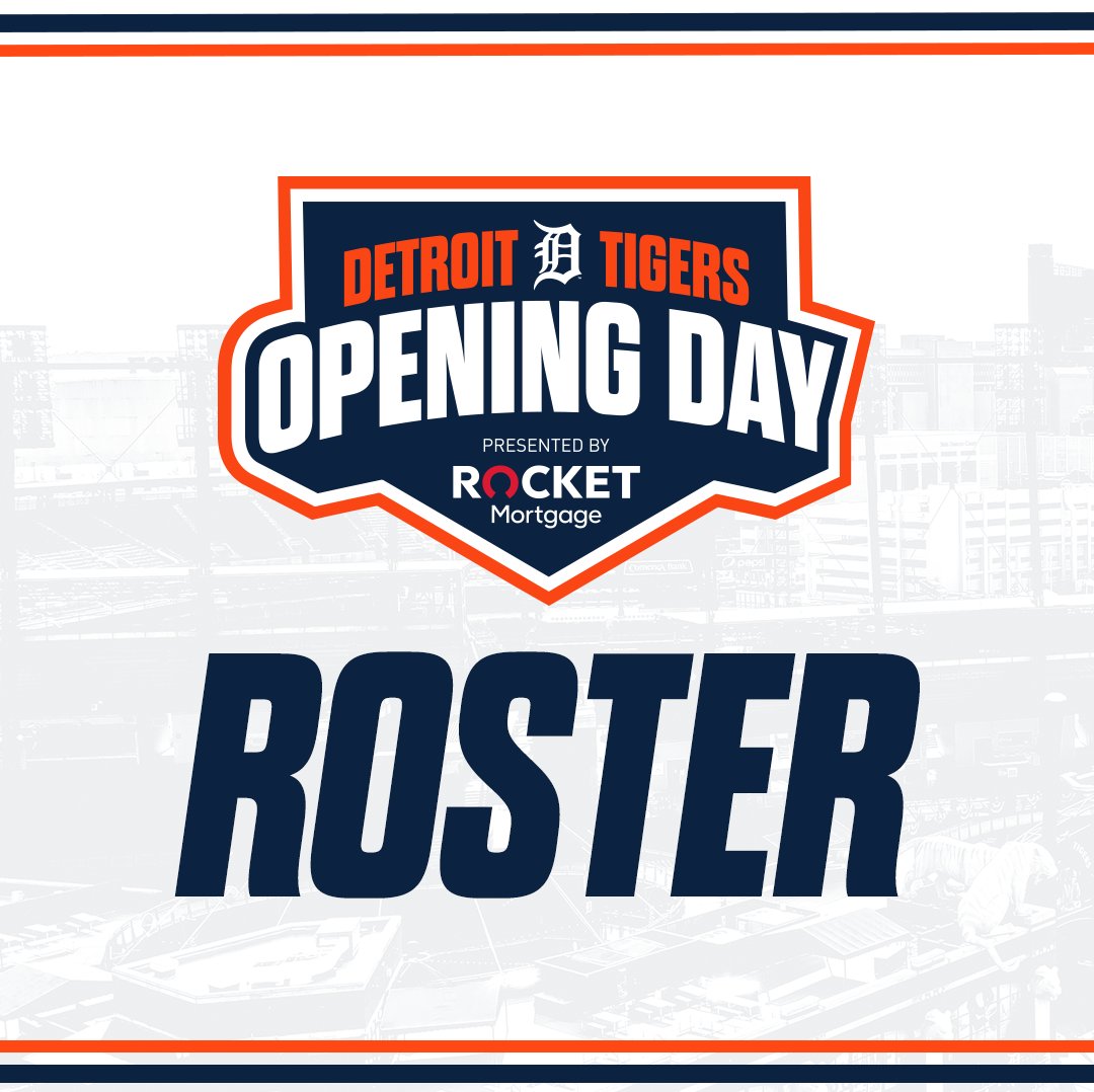 Detroit Tigers on X: Your 2022 Detroit Tigers #OpeningDay roster