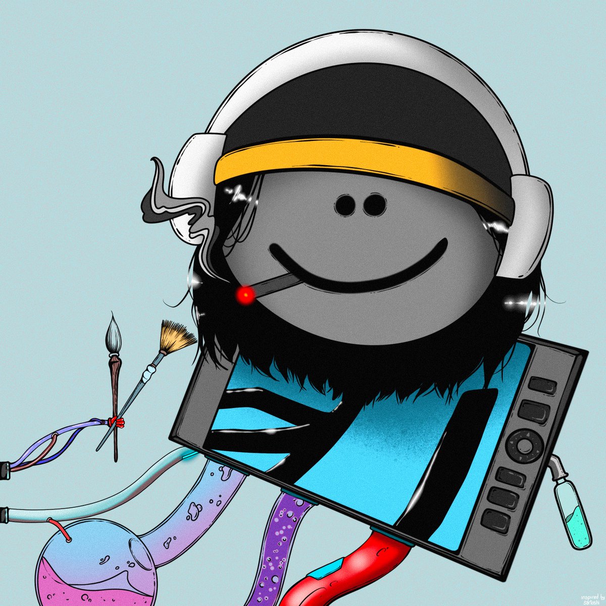 Finished another companion to accompany <a href="/MetaBananas/">metabananasᵐᶠᵉʳ</a> mferbot. 
This batch of companions will be sent out on Sunday :)
Sorry for the wait, just been sick and tired.