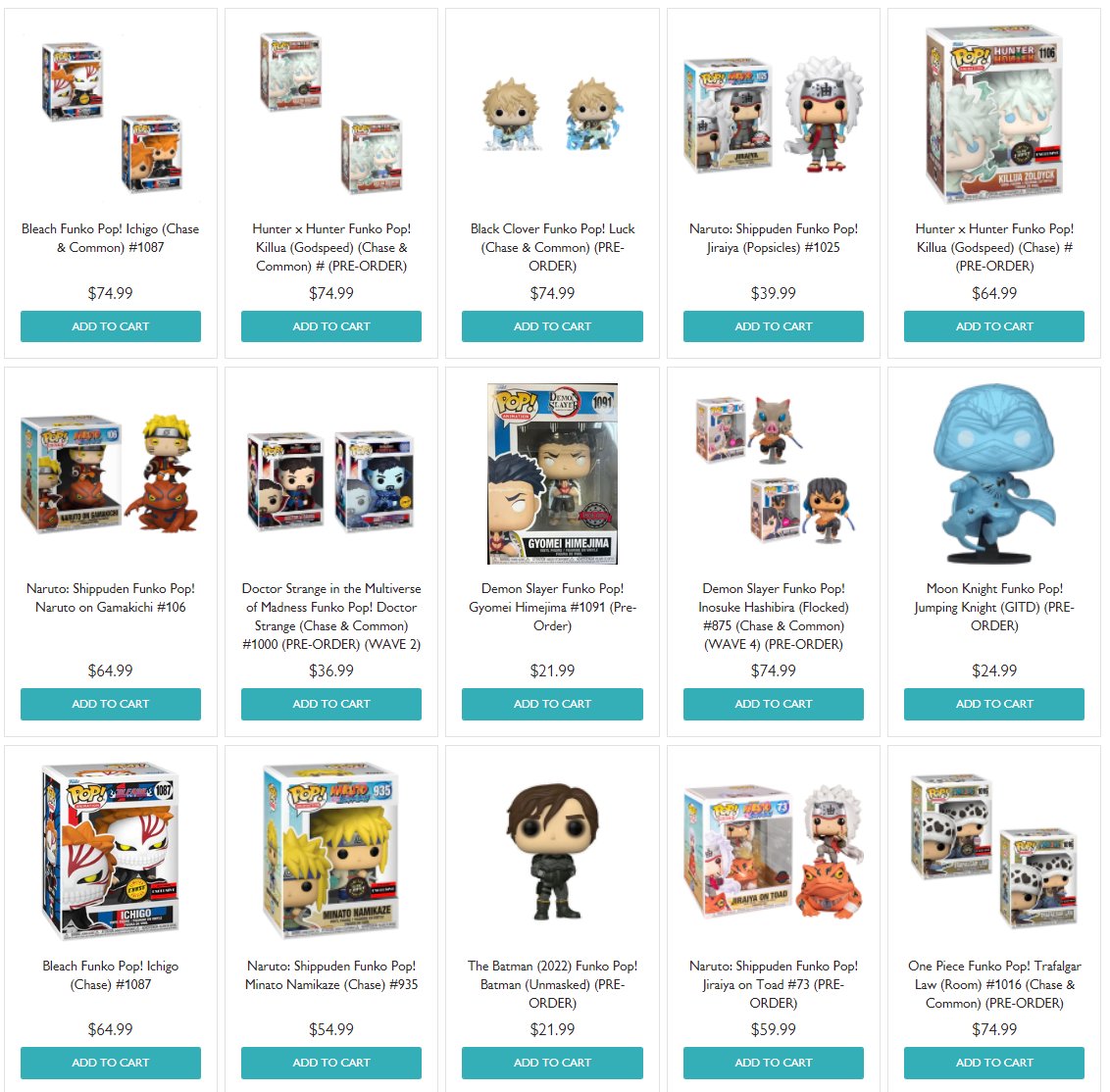 A few nice pieces available over at Balyot ~ head to the link below to check out the full lineup!
Linky ~ fnkpp.com/BalyB
#Ad #FPN #FunkoPOPNews #Funko #POP #Funkos #POPVinyl #FunkoPOP #FunkoPOPs #FunkoSoda