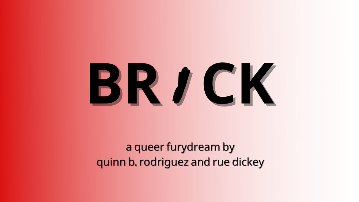 BR/CK

a queer furydream by myself and @IlanaNight13, featuring art by @NalaWu

itchfunding coming very soon

written for #transfuckingragejam and #caltropcore jam