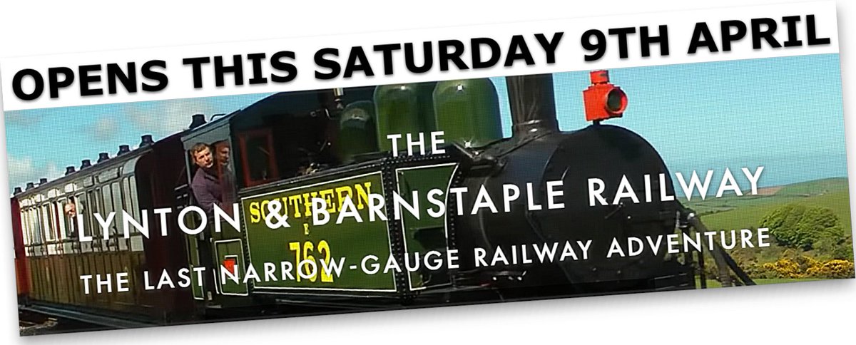 THIS SATURDAY - Look forward to seeing you there! 
lynton-rail.co.uk
Support the L&amp;BR. Join today - facebook.com/groups/lyntona…