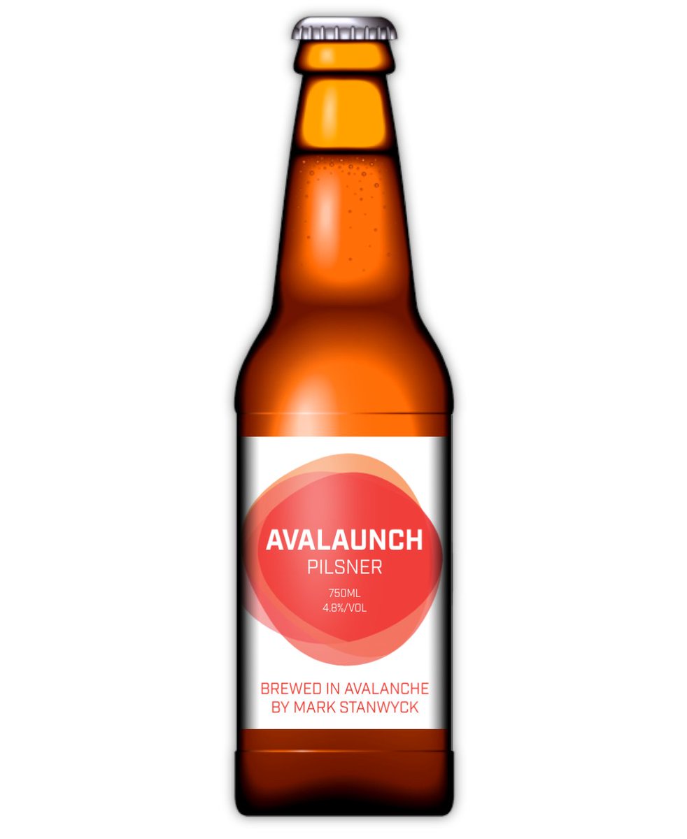 Tonight, We enjoy a moment of relaxation and happiness together like gentleman. we thank <a href="/AvalaunchApp/">Avalaunch</a>  for providing us the beer.

Introducing the  'Avalaunch Pilsner'  brewed by chef <a href="/MarkStanwyck/">Mark Stanwyck 🔺</a>
750ml 4.8%vol 

#AVAX #AVAXNFT $XAVA #XAVA
