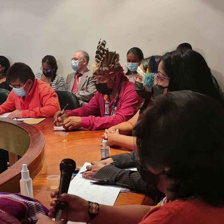 Indigenas_AN's tweet photo. #7Abr La Comisión Permanente de Pueblos Indígenas de la AN, realizó una videoconferencia y una rueda de prensa, sobre el Lanzamiento del Despliegue para la Promoción y Difusión de las leyes sancionadas por la AN.

#PuebloIndigenaLegislador
#AfroLeyes
#DifusiónDeLeyesCPPIndigenas https://t.co/iiKCbl1OEi