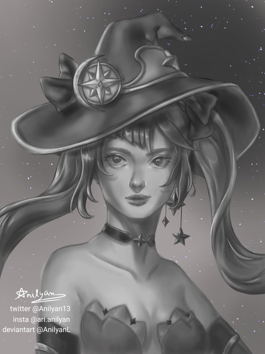 Anilyan13's tweet photo. Felt like drawing pseudo-realism today, instead of skins. Here, have a Mona.
#GenshinImpact #genshintwt #Genshin #Genshinfanart #blackandwhite #mona #monafanart #monaedit #mona_genshin_impact #digitalart https://t.co/tgkELXlOCp