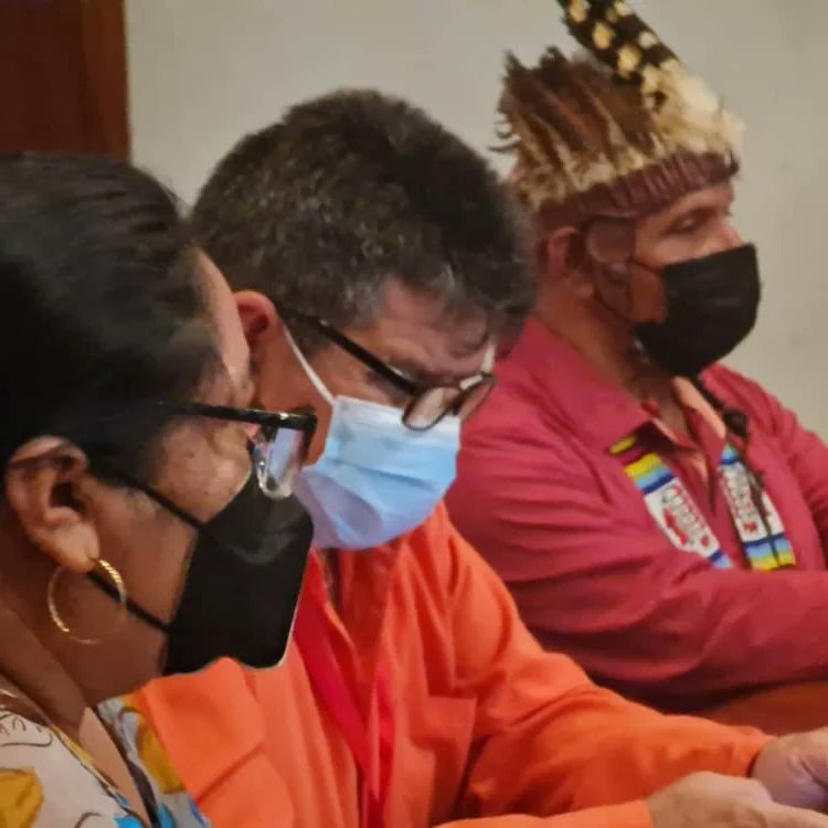 Indigenas_AN's tweet photo. #7Abr La Comisión Permanente de Pueblos Indígenas de la AN, realizó una videoconferencia y una rueda de prensa, sobre el Lanzamiento del Despliegue para la Promoción y Difusión de las leyes sancionadas por la AN.

#PuebloIndigenaLegislador
#AfroLeyes
#DifusiónDeLeyesCPPIndigenas https://t.co/iiKCbl1OEi