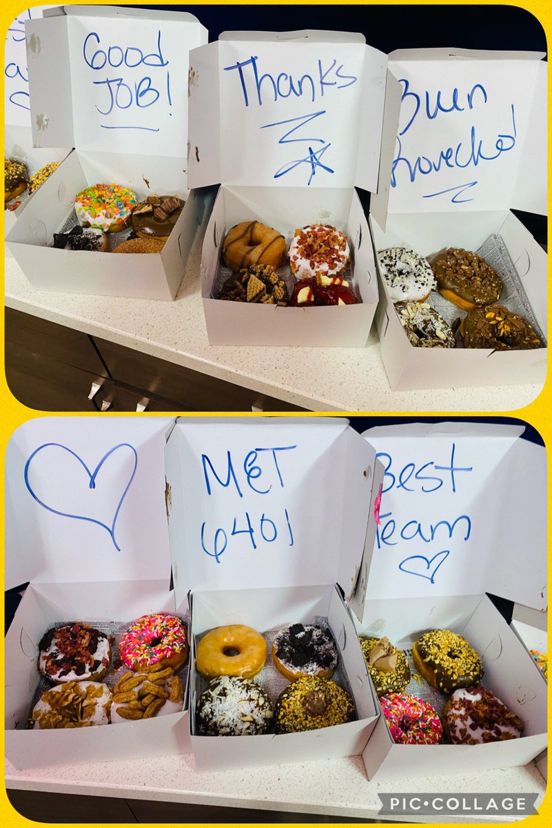 D🍩nuts day with MET Team!!
Thanks for all you do! 😃