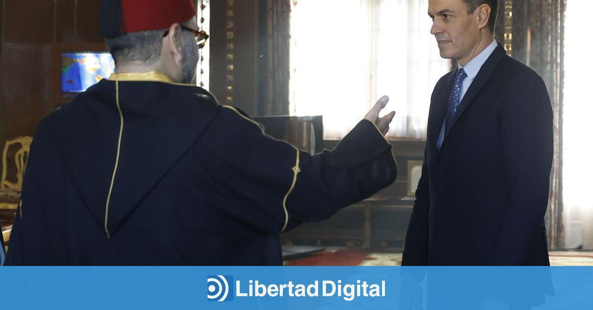 libertaddigital's tweet photo. Sánchez acelera su vuelta de Rabat tras constatar que Mohamed VI no garantiza la integridad de Ceuta y Melilla https://t.co/nj66faPzeF https://t.co/yPPCATzgX0