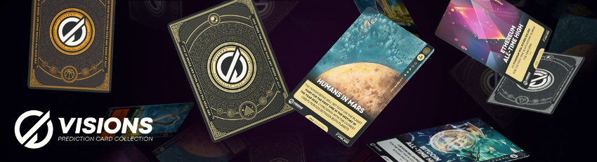 CardPrediction's tweet image. Hello everyone!
We introduce ourselves to the entire NFT Community with our new set of cards &quot;VISIONS - Prediction Card Collection&quot; 
#opensea #nftart #nftcollector #NFTdrop #NFTCollection #NFT #Ethereum #NFTCommunity 

Open the thread for more information...