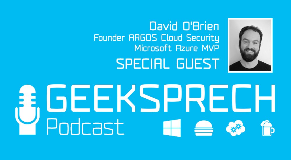 GeekZeugs's tweet photo. #TGIF - denn dann gibt es eine neue Folge vom #GeekSprech #Podcast - in dieser Woche spreche ich mit @david_obrien über #Cloud #Security und sein Produkt @ARGOS_Cloud ... also nicht verpassen: https://t.co/e5kRAwB3EF https://t.co/JALM132PyE