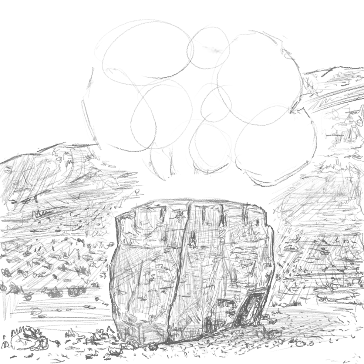 Mike_E_angelo's tweet photo. #wip #dailyart #getleonardo #drawing #Reference #rock #desert #notdessert #unlessyouaresuperhungry https://t.co/gQwlKXbMeA