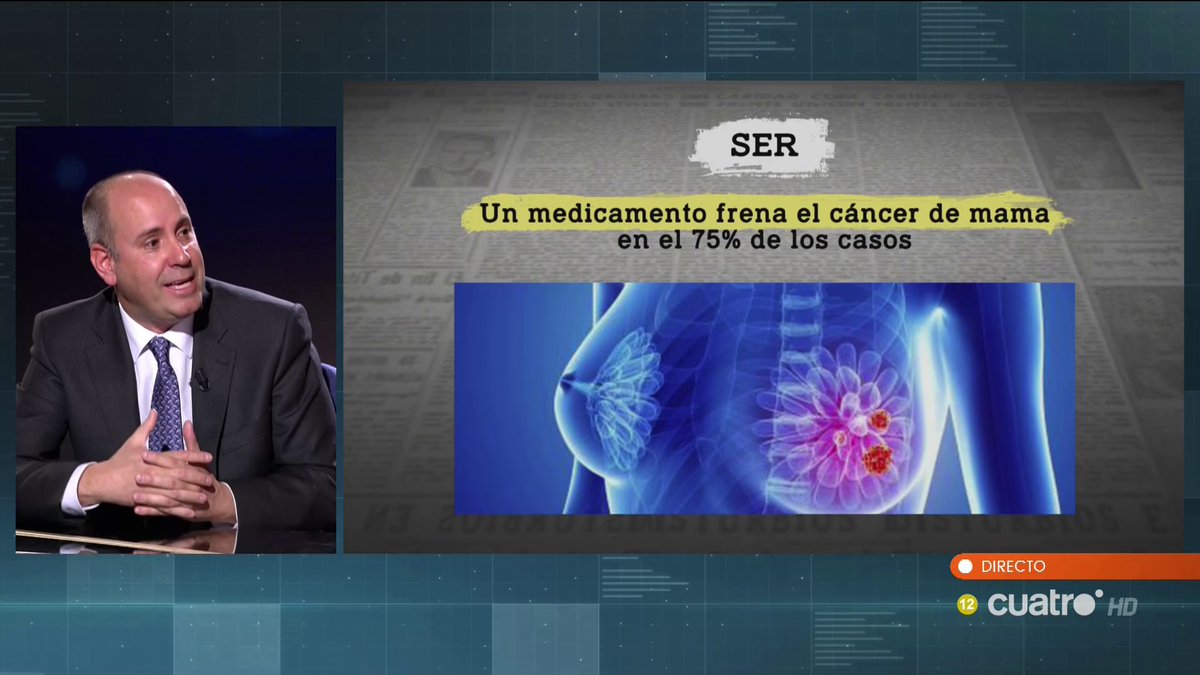 Este tratamiento frena el avance del cáncer de mama en el 75% de las pacientes, frente al 34% que se consigue con la terapia estándar #Horizonte