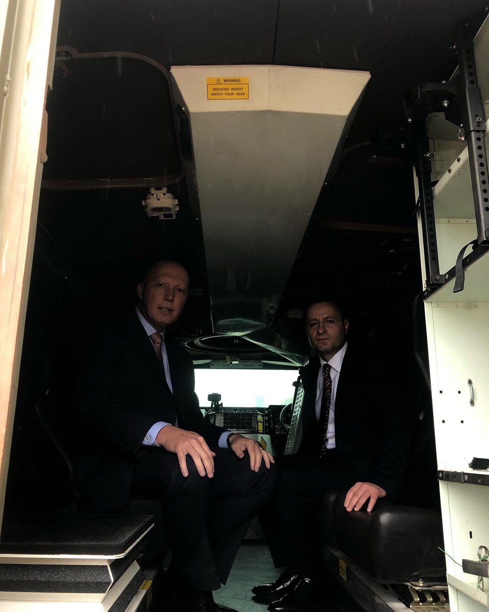 AmbVasyl's tweet image. It is a historic moment! Upon the invitation from @PeterDutton_MP, I was pleased to witness the transfer of 20 PMVs Bushmaster to Ukraine worth 50 million AUD (38 million USD). It’s a significant boost to Ukraine’s defence capabilities.