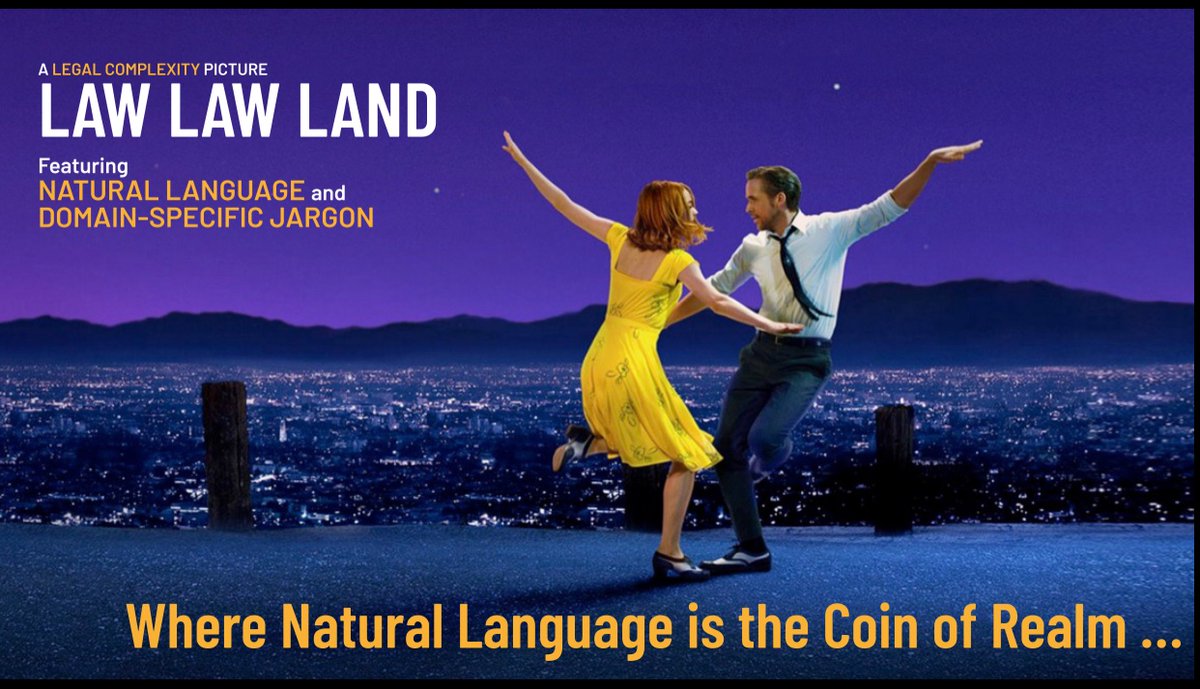 In Law-Law Land Natural Language is the Coin of the Realm … our Opening Slide here at #FutureLaw2022 <a href="/CodeXStanford/">CodeX Stanford</a> with <a href="/sonofthefun/">DH he/him</a> #LegalNLP #LegalTech #LegalData #FutureLaw conferences.law.stanford.edu/futurelaw2022/…