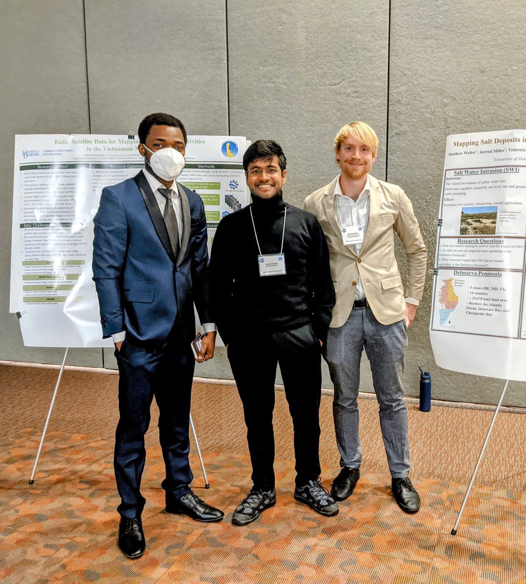Dr. Pinki Mondal (@environmondal) on Twitter photo Very proud of #EASELlab members who attended/presented at <a href="/DESpaceGrant/">Delaware Space Grant</a> research symposium today. 👏🏽 <a href="/udceoe/">UD College of Earth, Ocean and Environment</a> #Geography #remotesensing. Photo courtesy: <a href="/manan_sarupria/">Manan Sarupria</a> Very proud of #EASELlab members who attended/presented at <a href="/DESpaceGrant/">Delaware Space Grant</a> research symposium today. 👏🏽 <a href="/udceoe/">UD College of Earth, Ocean and Environment</a> #Geography #remotesensing. Photo courtesy: <a href="/manan_sarupria/">Manan Sarupria</a>