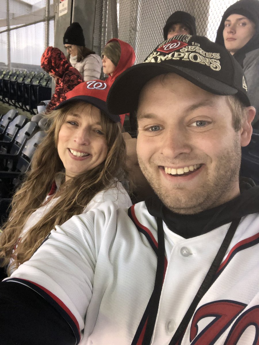 BrandonPaulin's tweet photo. Thanks to @NavyYardNats my mom @WinefredP and I get to attend opening day! #RainDelayNow #Readyforfirstpitch @Nationals https://t.co/nEJ5Jzo5x7