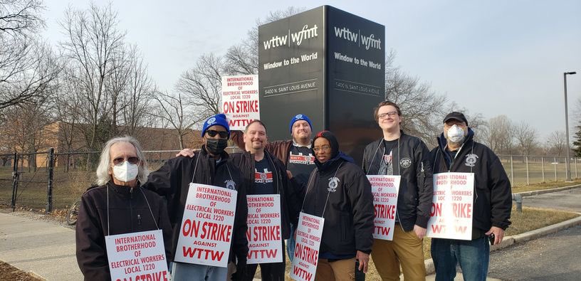 RepChuyGarcia's tweet photo. Local @IBEW workers persisted and achieved their goal. Congratulations to @WTTW-11 workers on reaching a new contract! When unions fight, workers win. I am proud of all those who organized and held the line. #1u #UnionStrong https://t.co/xYPyLmpMen