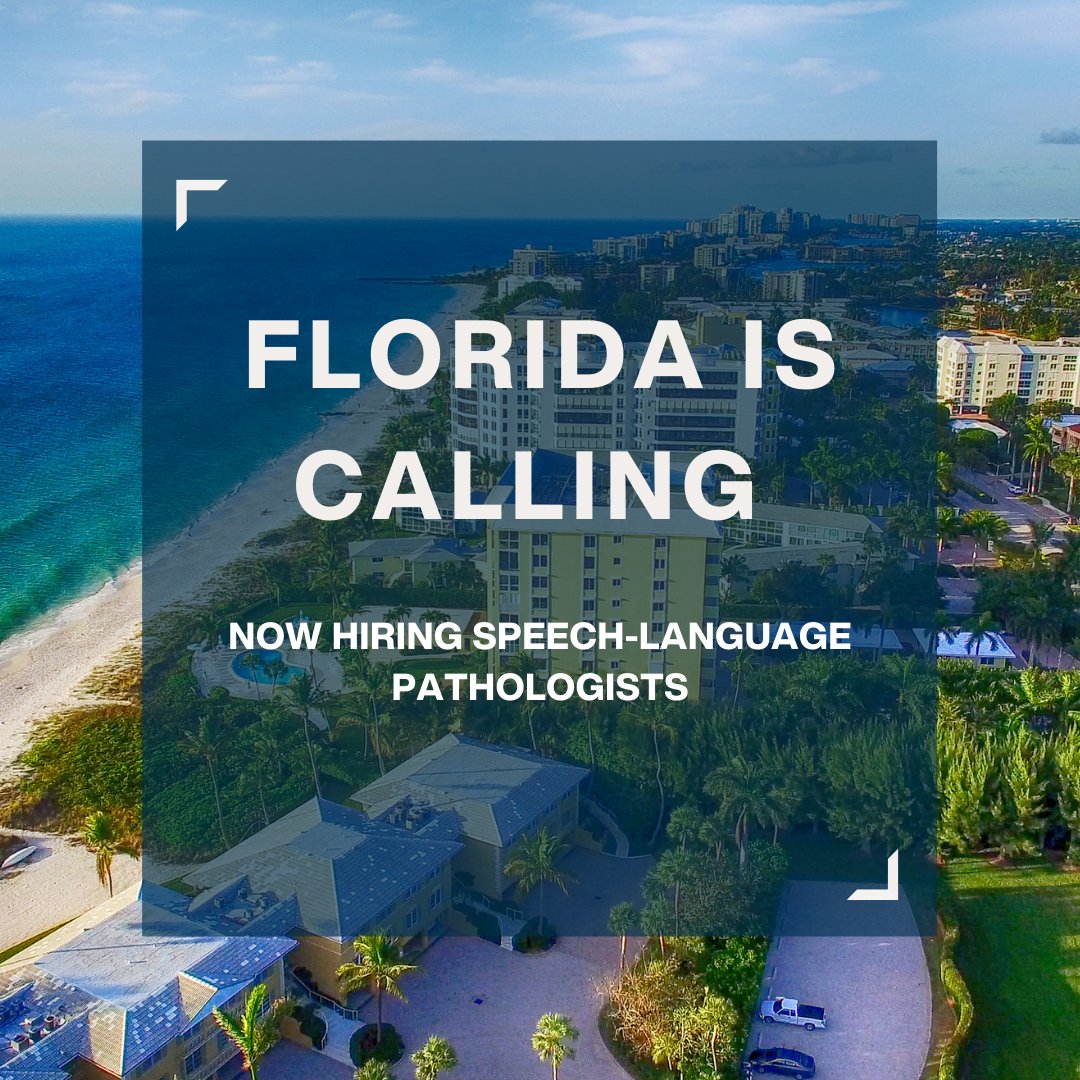 amnallied's tweet image. SLPs, the sunshine state is now hiring! Get closer to your adventure by checking out FL assignments and applying today: fal.cn/3nCev

Interested in other locations? Download Passport today: fal.cn/3nCeB