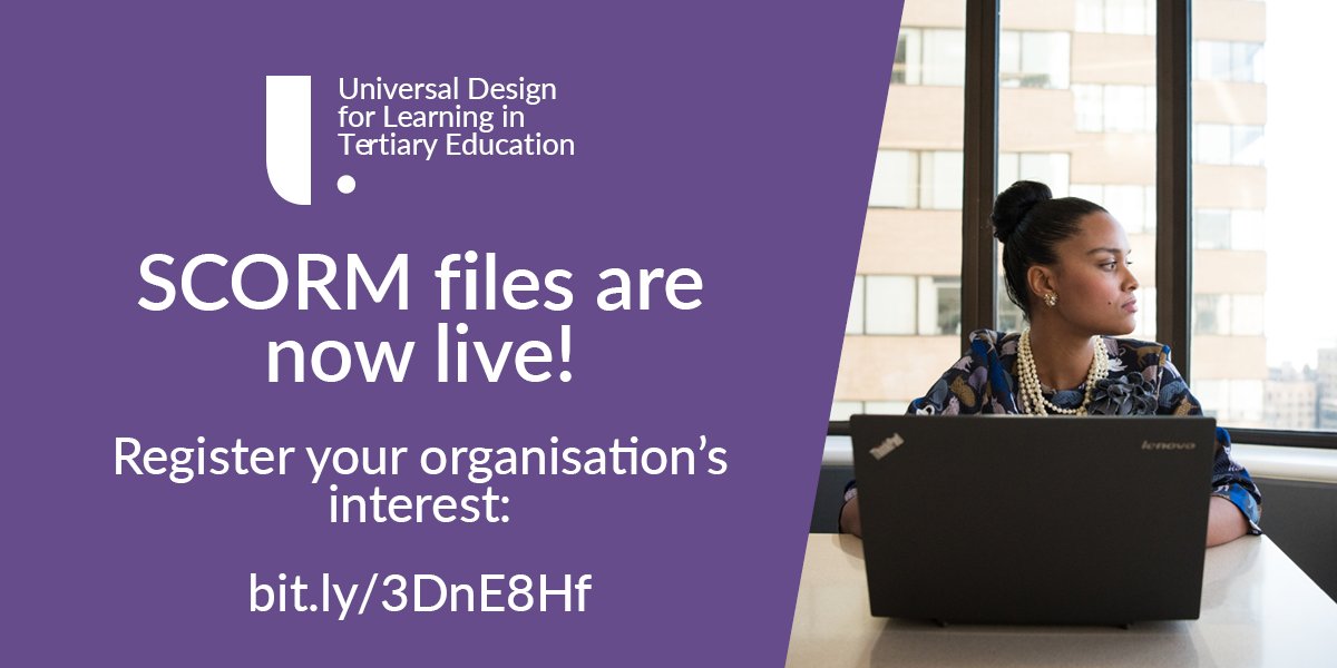 UDL in Tertiary Education tweet media