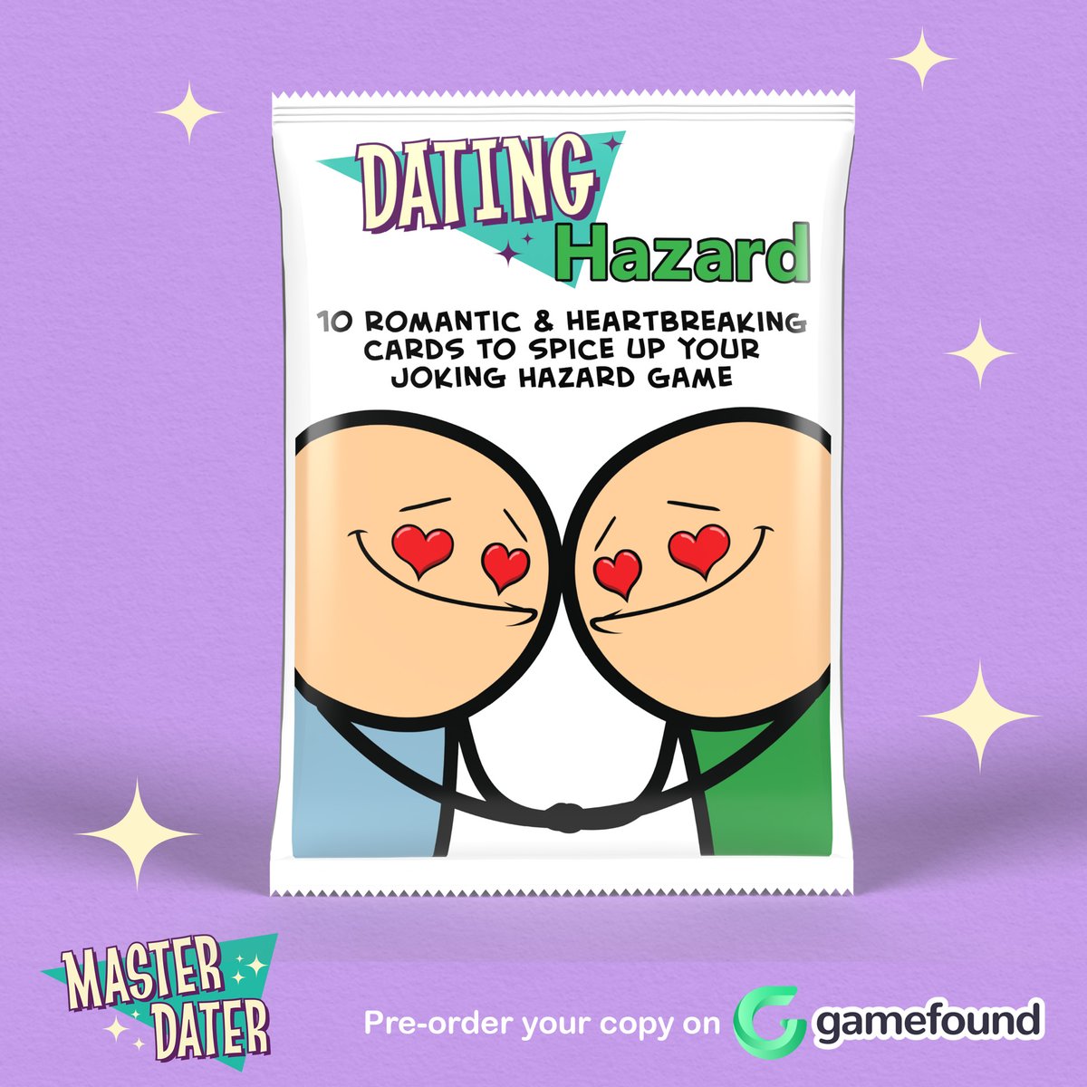 Explosm's tweet photo. Oh my... we just unlocked a new stretch goal. 10 exclusive Joking Hazard cards in EVERY box!

btw 6 out of 9 doctors agree that people who don't play Master Dater will never find true love: https://t.co/Z95vznWmCI https://t.co/kcbTVvAyJY