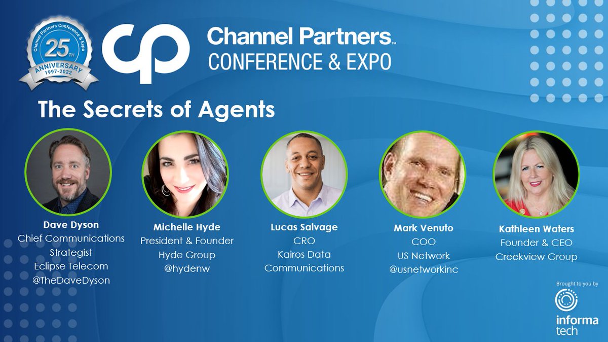 You know it's a big deal if I'm dusting off my twitter account! Join me in Las Vegas next week as I dig in with 4 industry leaders to discuss EVERYTHING going on in the telecom industry. 8:45am Keynote stage- you do not want to miss it!