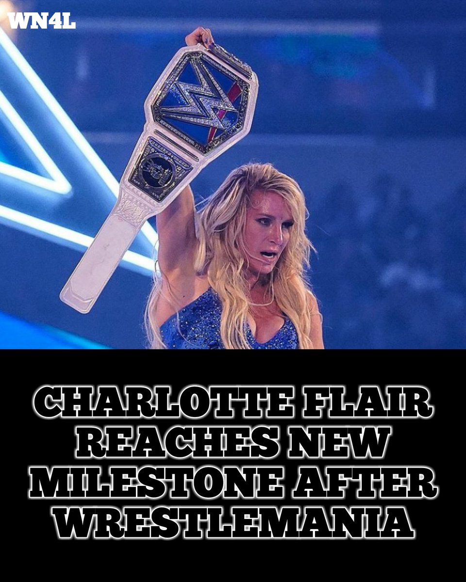 After her win over Ronda Rousey at WrestleMania, Charlotte Flair has set the record of having the most female wins at WrestleMania. The previous record was held by Trish Stratus & Sable. https://t.co/2gimNmW4US