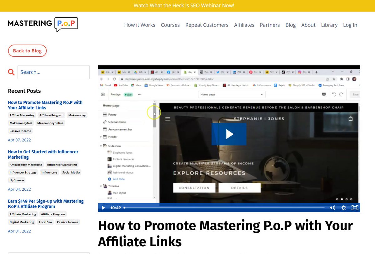 Mastering P.o.P Affiliate Program
Here is a quick and easy way to generate passive income of over a $149 by simply signing up as an affiliate today! how to get started. Check it out.... masteringpop.com/.../how-to-pro…... #affiliateprogram #affiliatemarketing