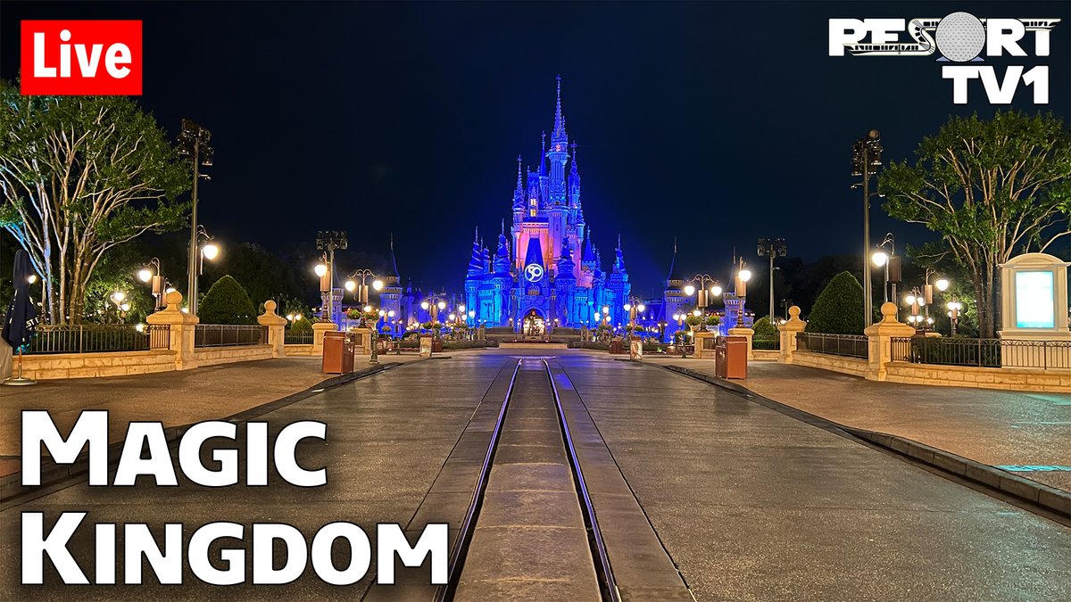ResortTV1's tweet image. Join us at 6pm ET for A Magical Evening at Disney's Magic Kingdom!

The stream will be live here - youtube.com/watch?v=OAkAxc…  

Don't miss this evening when the park is open late so that we can enjoy tons of rides, relaxing strolls around the park, shopping, and much more!