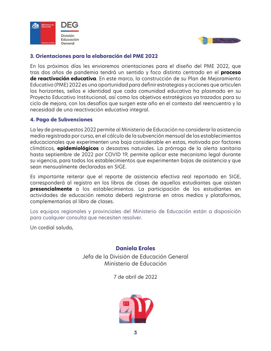 CONAPAS CHILE tweet media