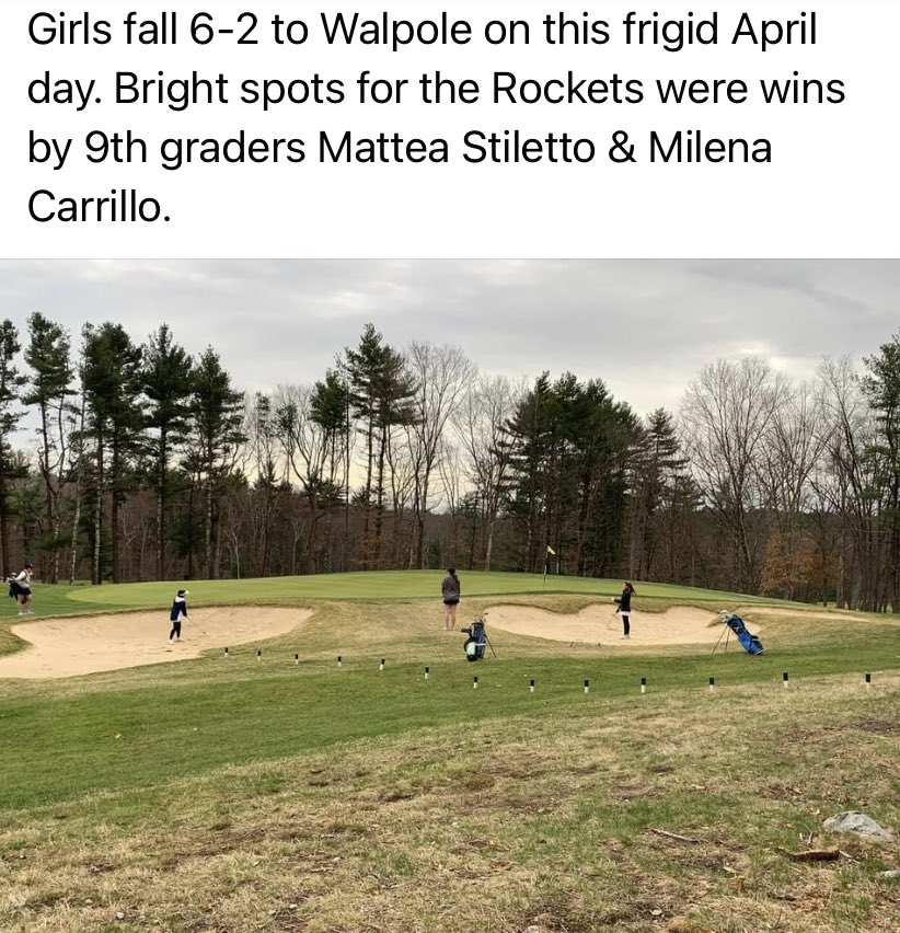 rockets_nhs's tweet photo. Rockets Girls Golf Update… https://t.co/PzMb9f9Dm4