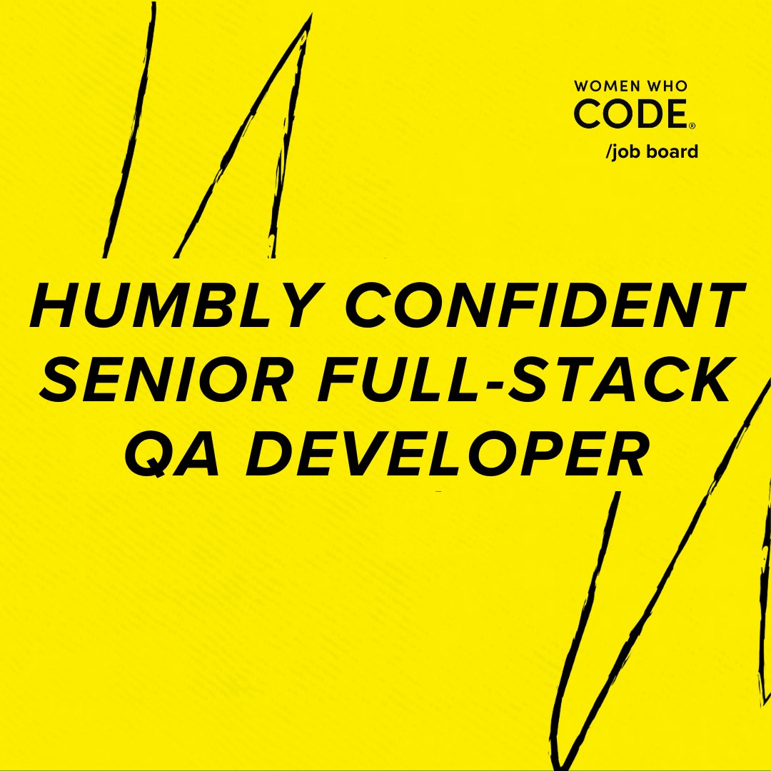 WomenWhoCode's tweet photo. 🔥  New #TechJob: Humbly Confident Senior Full-Stack QA Developer at @YNAB
#remote

Apply now → https://t.co/Nm0ObLFWUp

#worklifebalance #greatplacetowork #budgetsoftware #wwcode #ICYMI https://t.co/34xKoasyu2