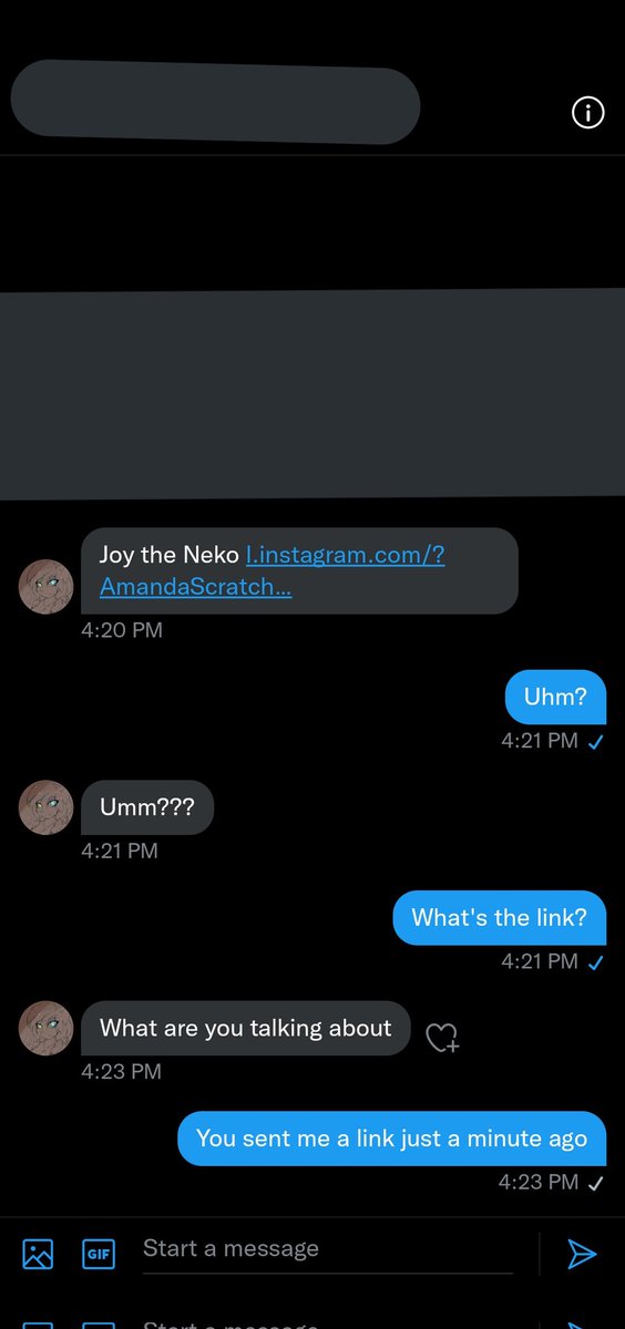 AmandaScratch's tweet photo. Guys if you get any messages like this from anyone DO NOT click it, it's a hack thing that will use your account to send it to your followers.

#OpenRp #AnyRp #LewdRp #SexRp https://t.co/db9VIogMR9