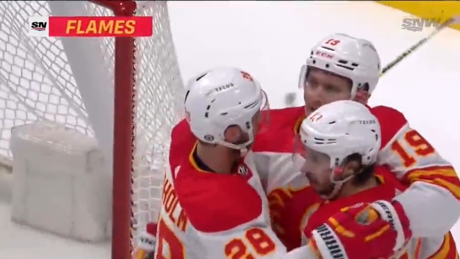 Elias Lindholm emerged as the Calgary Flames' most lethal sniper