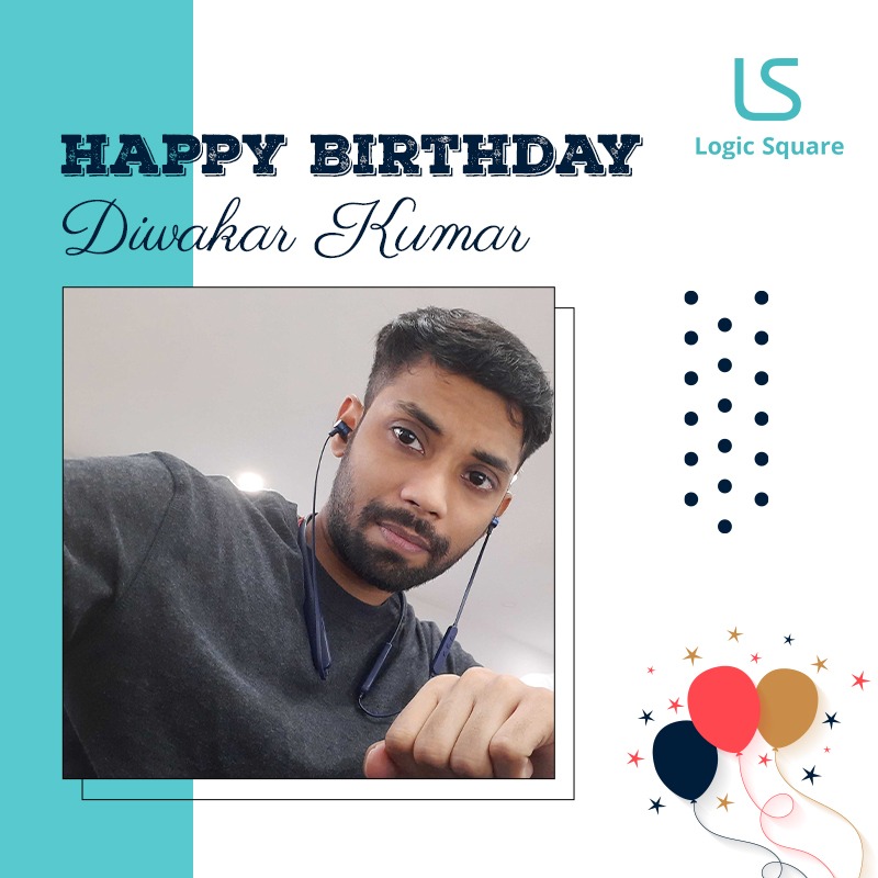 LogicSquaretech's tweet photo. Happy Birthday, Diwakar Kumar!
The whole Logic Square Technologies Team wishes you the Happiest of Birthdays and a Great Year.
#HappyBirthday #logicsquaretech https://t.co/sJRzDFpAZa