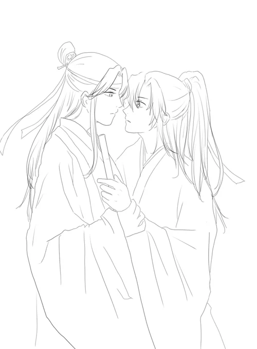 今これ塗ってる。
#魔道祖師 #mdzs #忘羨 