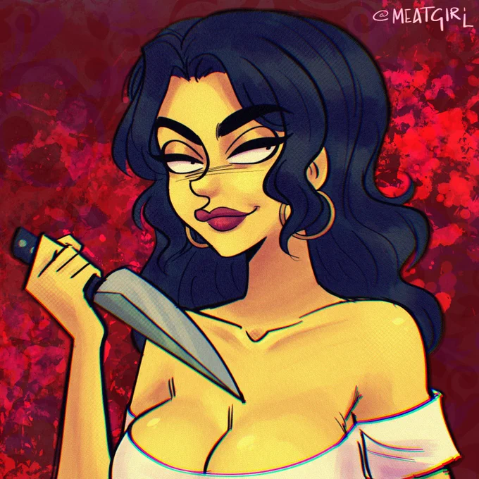 simping for simpsons april, day 7: francesca terwilliger 🥀🩸

if the show doesn't bring back sideshow bob's hot italian wife i'm going to write a very strongly worded letter 