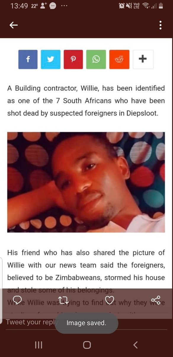 MaThenjM's tweet photo. @TimesLIVE William Matlhong was a father, son, brother and friend. Know his name # willieslifematters https://t.co/HYdBEmbaIO