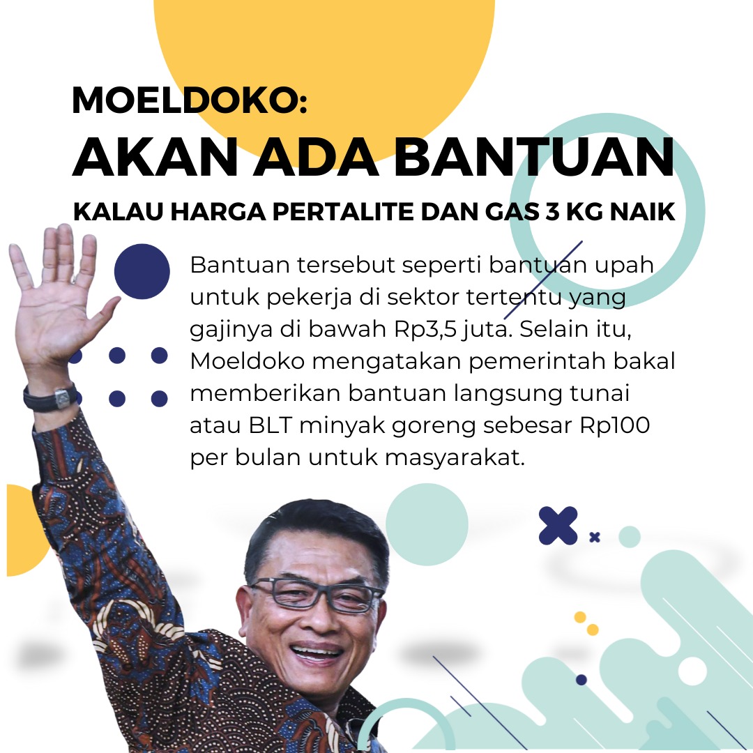 ChaCha_27 (@chacha2788) on Twitter photo Selain bantuan subsidi upah, pemerintah jg siapkan BLT minyak goreng utk masyarakat
Menurut KSP Moeldoko, bantuan disalurkan utk membantu masyarakat yg terdampak krisis pandemi Covid-19 & kenaikan harga pangan & energi
<a href="/Dr_Moeldoko/">Dr.H.Moeldoko</a>
#MoeldokoBentengNKRI
republika.co.id/berita/r9y0243… Selain bantuan subsidi upah, pemerintah jg siapkan BLT minyak goreng utk masyarakat
Menurut KSP Moeldoko, bantuan disalurkan utk membantu masyarakat yg terdampak krisis pandemi Covid-19 & kenaikan harga pangan & energi
<a href="/Dr_Moeldoko/">Dr.H.Moeldoko</a>
#MoeldokoBentengNKRI
republika.co.id/berita/r9y0243…