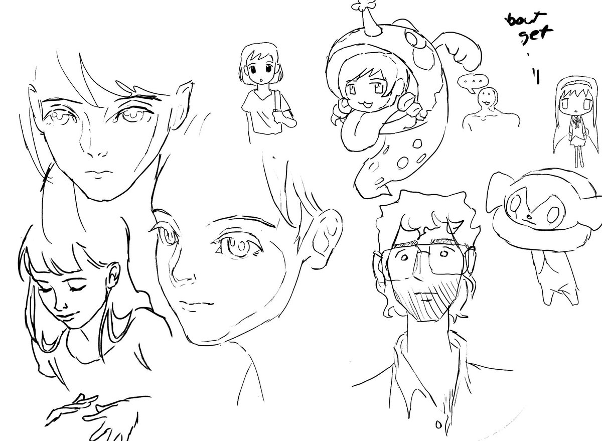 doodles during class i'm so tired 