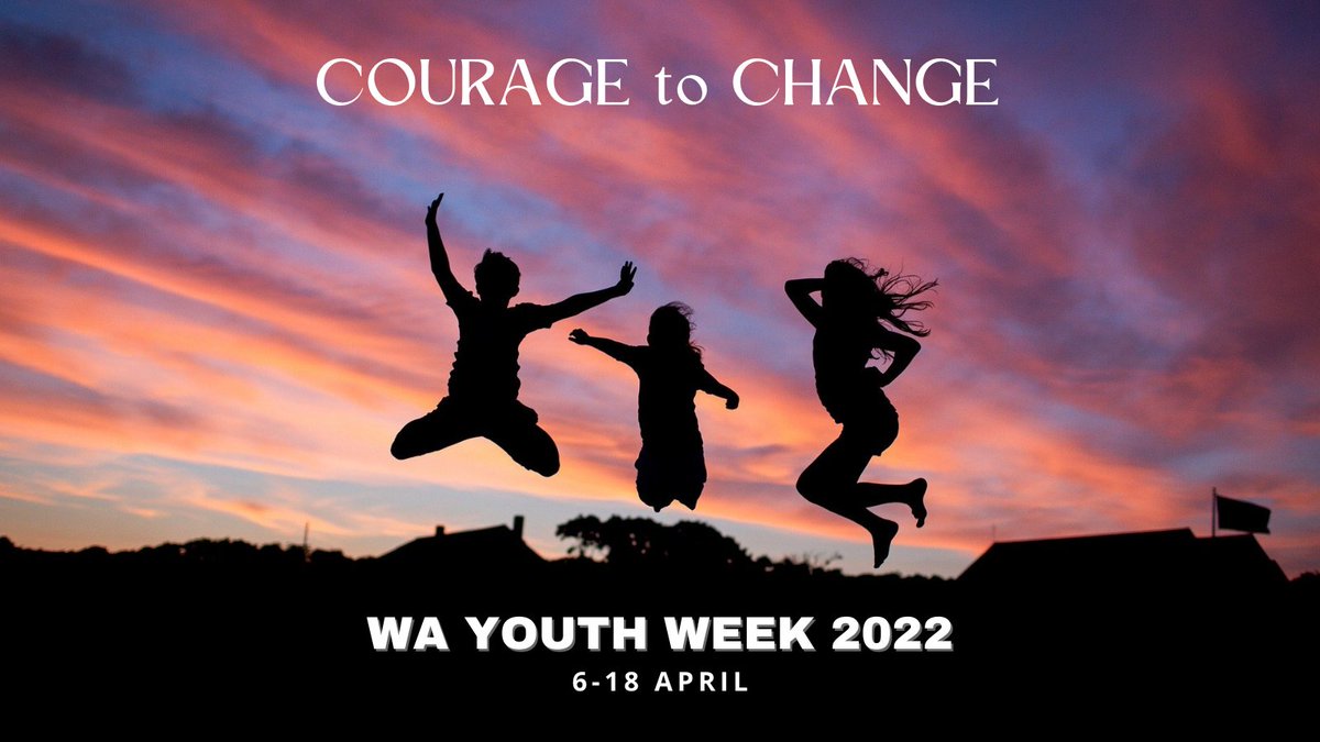 The theme of WA Youth Week is Courage to Change. Empowering young people to shape decision-making, enact change &amp; imagine the futures we wish to live in. 

Celebrate this spirit at over 100 events across WA bit.ly/3KdFFC6 

holyoake.org.au/who-we-reach/c…