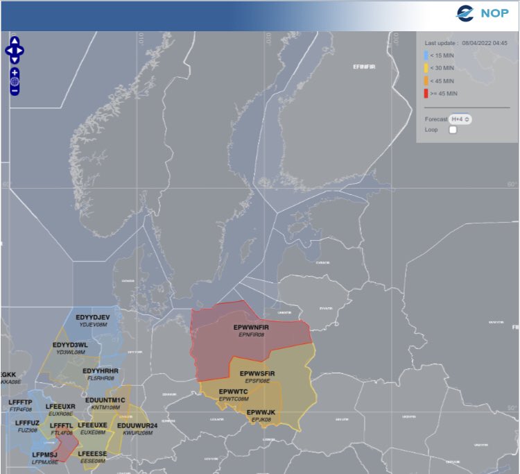 xHINCulek's tweet photo. If you're going to fly through #EPWW or from/to Poland today, expect huge delays and long waiting for slots, due to ATC Staffing.@PBondaryk @ATCPolskaYT https://t.co/usaWDKfRBE
