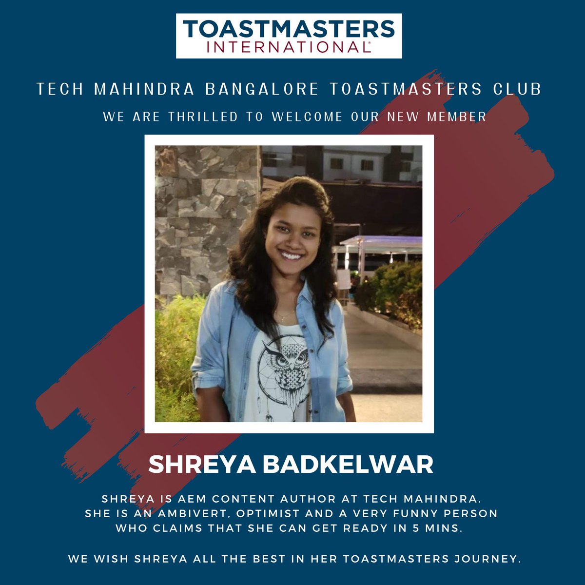 TechMahindra Bangalore Toastmasters Club tweet media