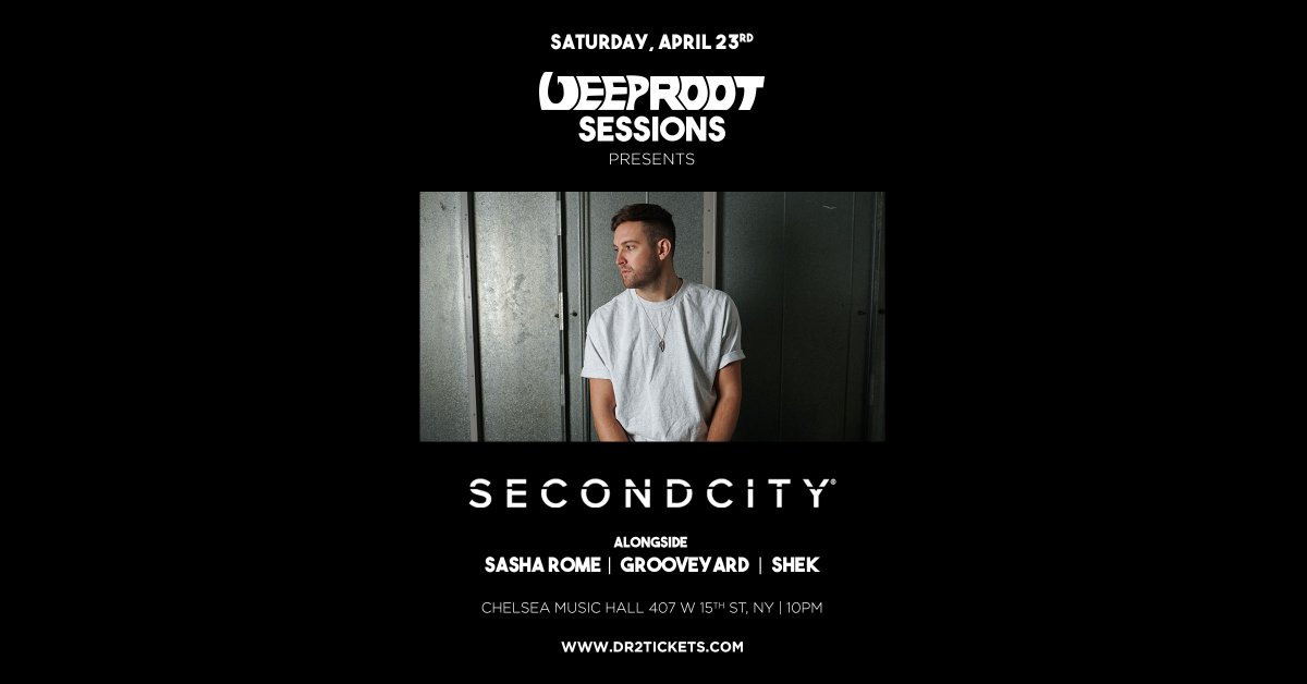 deeprootsession's tweet image. We can’t wait to see @Secondcityuk 🙌🏻This brilliant producer will be playing his best tunes at @ChelseaMusicHa1 this Friday 4/23 🎛 🔥

Grab your tickets at the link in bio! 🎫