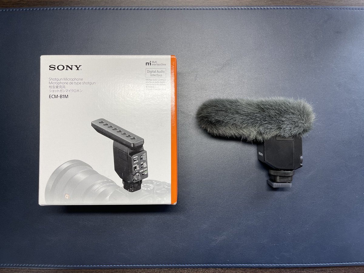 美品 ソニー SONY ECM-B1M ショットガンマイクロホン 【GINGER掲載商品
