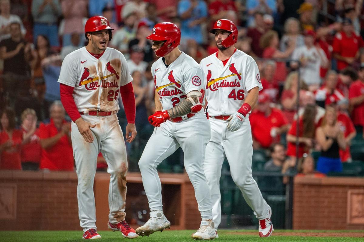 STL_Stats_Facts's tweet photo. 2004 MV3  ➡️  2022 MV3

The Cardinals might have 3 legit MVP candidates this year. https://t.co/ns0WqKcDk7