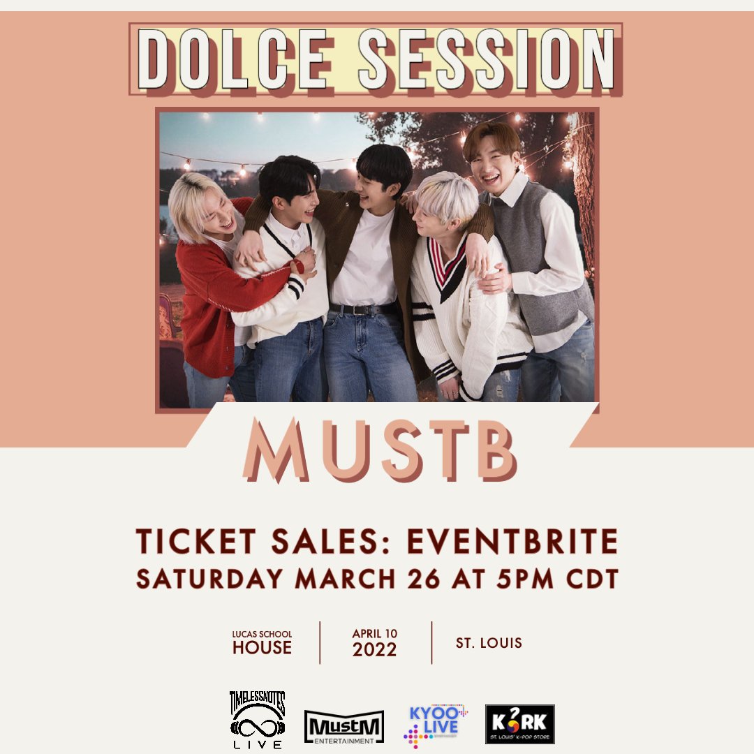 korkstl's tweet photo. ‼️ GIVEAWAY ALERT‼️
We have 🔟 FREE tickets to see @MustB_mustment this weekend 🤯 Want one 👀👇
💟Follow @KyooLiveEnt
💟Share your excitement in a post
💟Tag @KpopOrKflop in your post and use #dolcesession & #mustbstl
Giveaway ends 4/8/22🏃🏿♀️ https://t.co/owWwd9cxpl