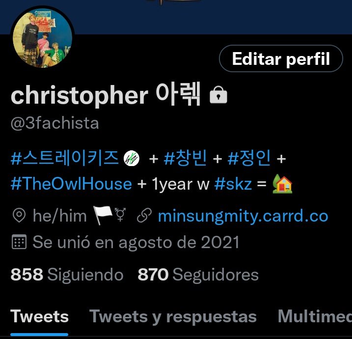 3fachas__'s tweet photo. CHRISTOPHER BUSCA MUTIS ONLY STAY

era ese
me cambié de cuenta porque no me sentía cómodo en la otra  👉🏻👈
den fav pa ser mutis, y plis den rt pa q más stays lo vean
 lean mi carrd antes de seguirme https://t.co/biTDVqjPkz https://t.co/1OhS4NZd8C