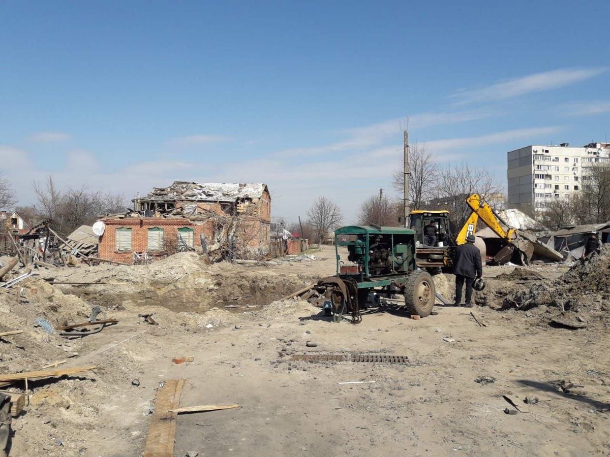 Recovery efforts continue in Okhtyrka, Sumy Oblast